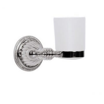 10383 Стакан крамика к стене ХРОМ...