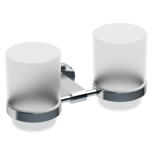 Держатель с двумя стаканами (стекло)